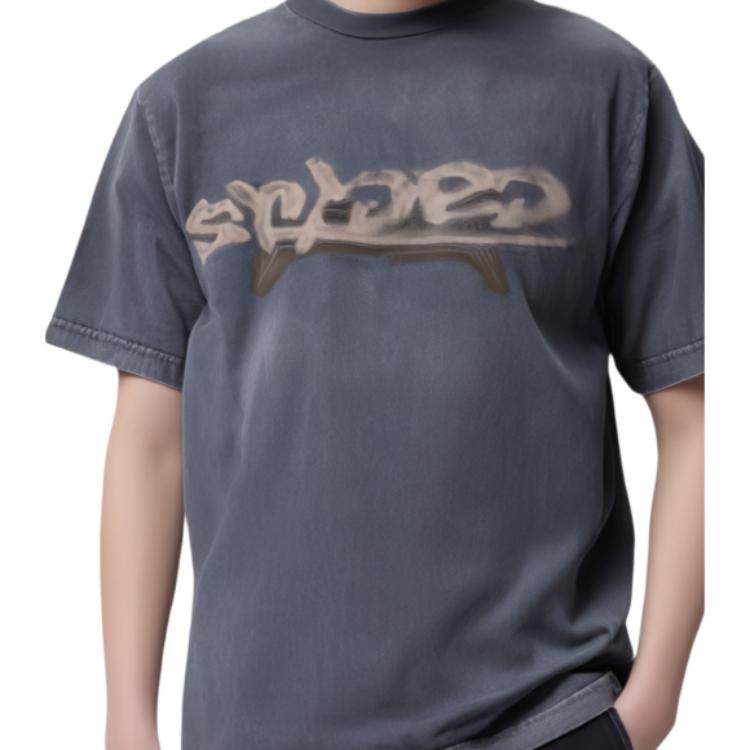 Travis Scott T-Shirts Men's Gray Crew Neck Moderate Other FBCJ-MJ01