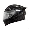 Full Face CarbonFiberStyle with Headset Aerodynamic for Motorcyclists, Commuters, LongDistance