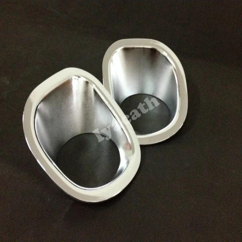 FOR Nissan X-Trail XTrail T31 2008 -2013 ABS Chrome Front rear Fog Light Lamp Cover Trim Foglight Decorative accessories