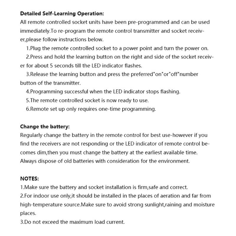 Remote Control Power Outlet Light Switch Plug for Smart Socket Eu Adapter Wireless On/Off Standard Europlug Home Lamp Ho