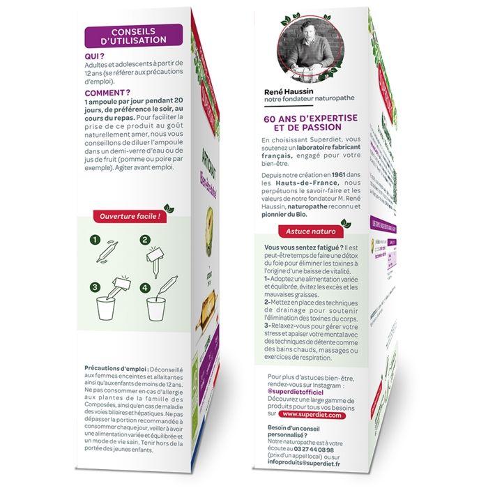 Superdiet Artichaut Bio 20 Ampoules