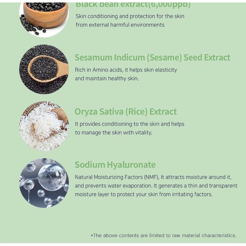 esfolio - Niacinamide With Black Bean Essence Mask Sheet Set