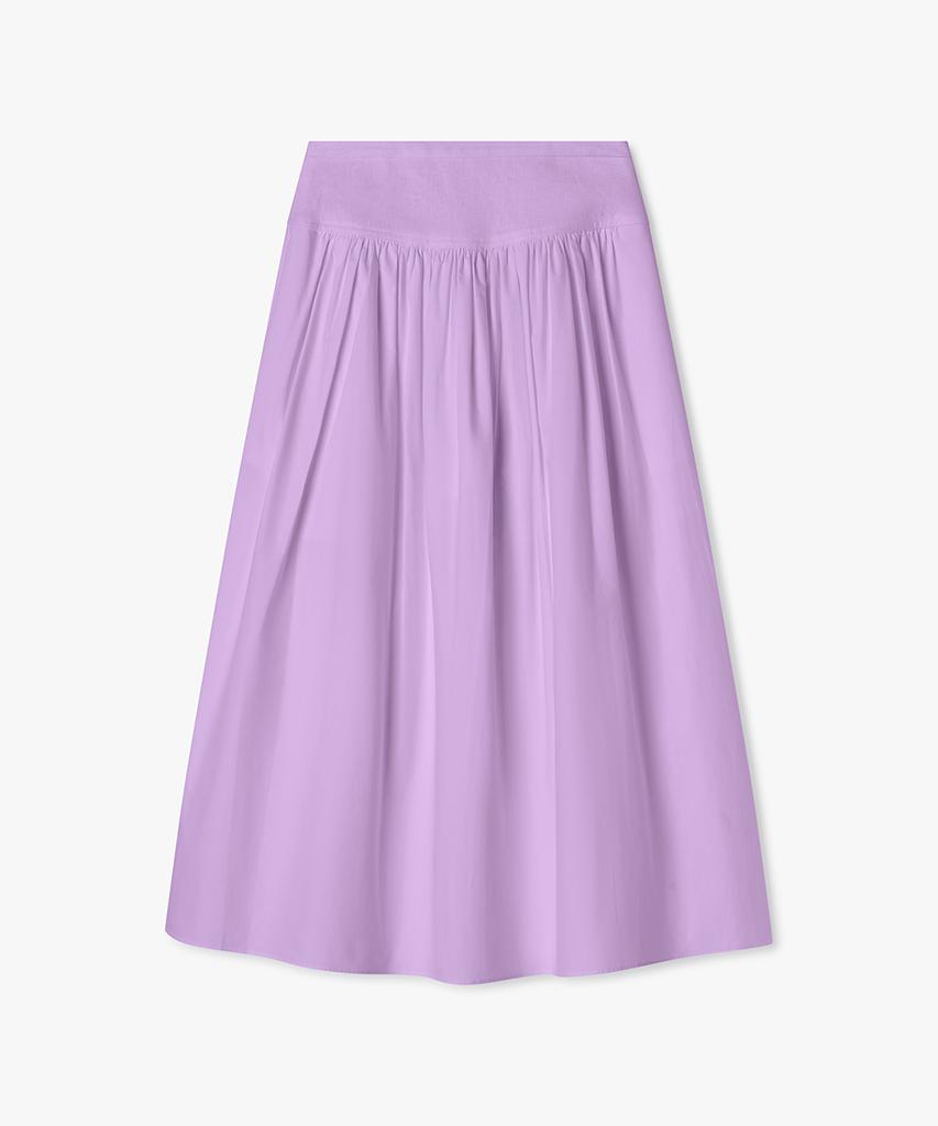 Biyul Flare Cotton Long Skirt