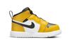 Jordan Air Jordan 1 Mid Alt Vintage High Top Basketball Shoes Black Yellow Infant And Toddler AR6352-701