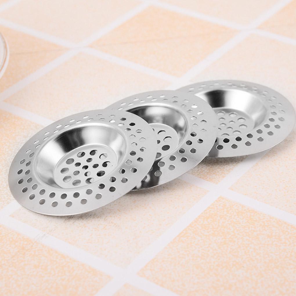Stainless Sewer Floor Drain Water Sink Filter Dense Holes Kitchen Drain 7cm Diameter