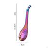 Elegant Stainless Steel Perforated Spoon for Gourmet Cooking