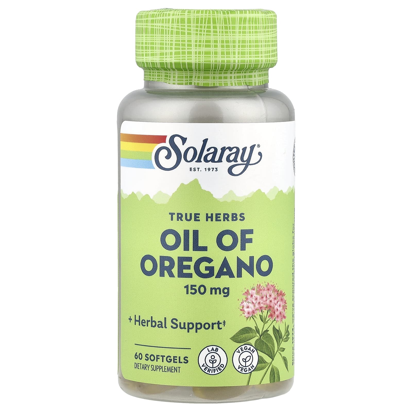 

True Herbs, Oil of Oregano, 150Mg, 60 Softgels