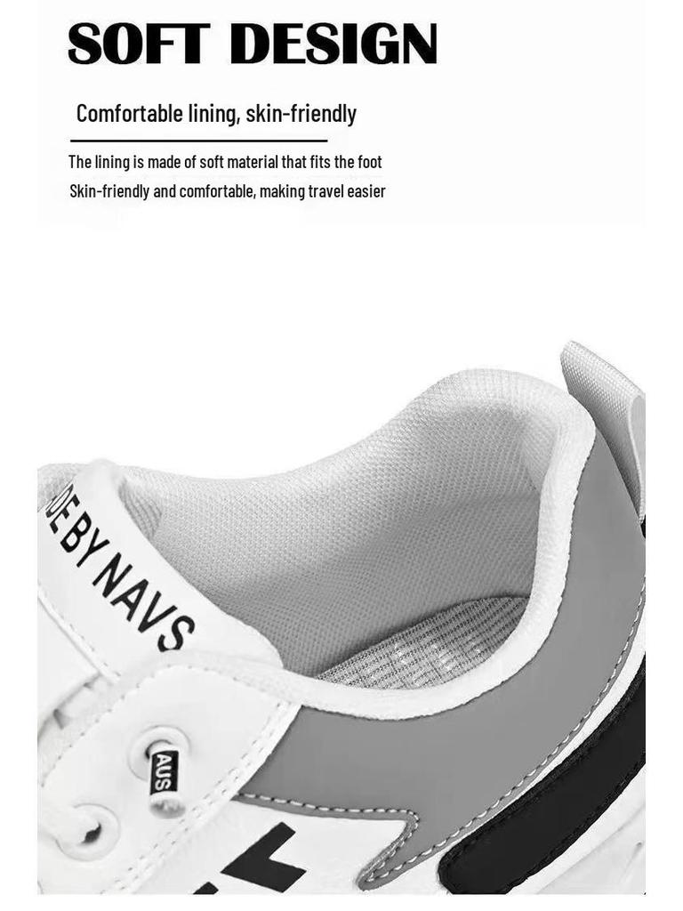 2024 Men's Spring & Autumn Lace-Up Running Shoes - Trendy Fashion Sports Footwear