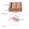 Transparent Kalimba Acrylic Finger Pianos 17 Keys Thumb Piano with Letters and Notes Musical Instrument Gifts for Girls