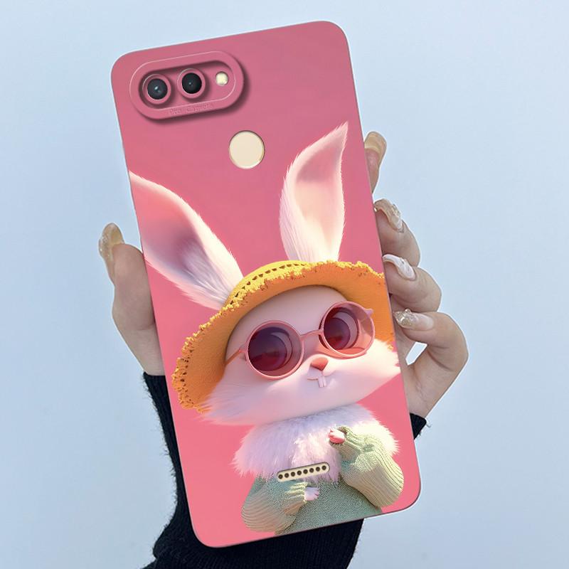 For Xiaomi Redmi 6 5 Plus 5A 4A 4X Case Advanced Sense Pretty Cartoon Flower Liquid Silicone Soft TPU Protective Back Cover Capa