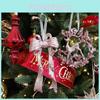 Christmas Acrylic Snowflake Ornaments For Holiday Decor With Glitter Finish For Festive Windows
