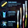 36/48Pcs Glow Fiber Wands Sticks LED Flashing Stick Light up Stick Colorful Fiber Optic Wand For Wedding Concert Christmas Party