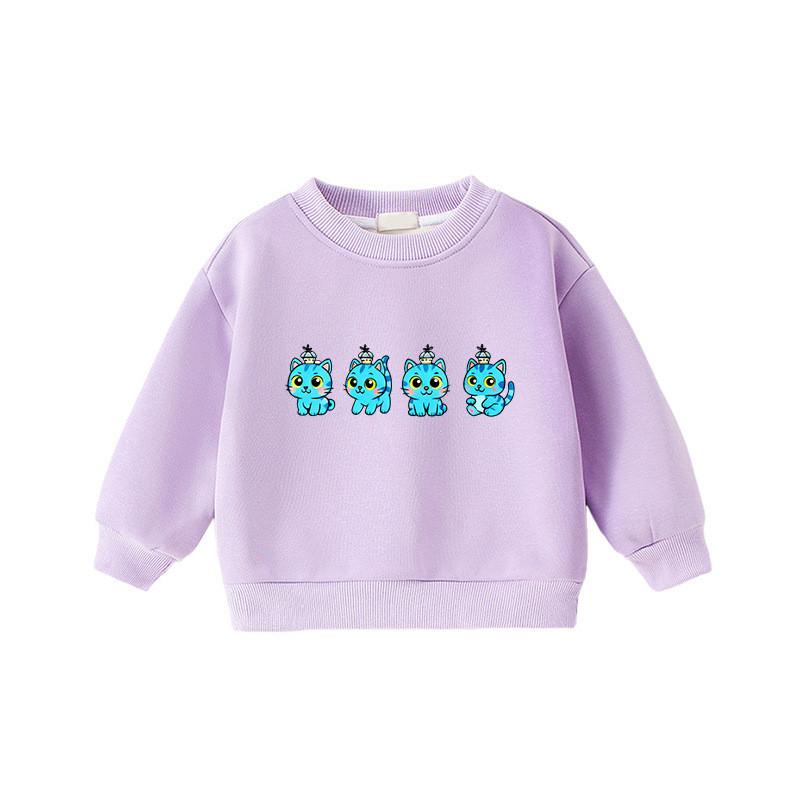 Kids Girls Sweatshirt Fashion Cute Depry Kpop Hunters Rumi Zoey Mira Print Long Sleeves Top