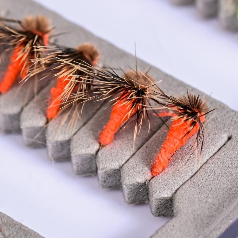 50Pcs/set Fly Fishing Lures Bass Salmon Trout Flies Fishing Tackle Dry/Wet Fishing Feather Baits Fly Fishing Flies Kits