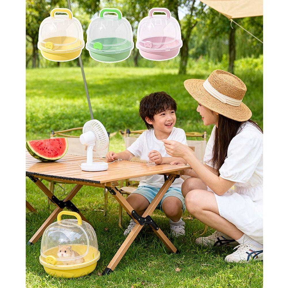 Large Space Travel Hamster Carrier Breathable Small Pet Carrying Box  Small Animal