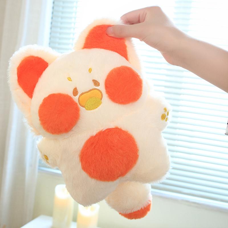 

Non-Toxic 30-60Cm Ins Cute Cat Plush Doll Fluffy Fox Stuffed Cartoon Soft Toys Kawaii Birthday Xmas Gifts 30Cm