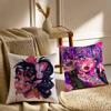 Abstract Painted Beautiful Girl Pillow Case Printed Brushed Fleece Pillow Baby Skin-Touch Eco-Friendly Dye-Sublimat