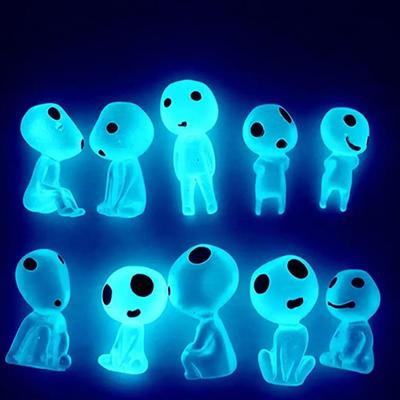 10pcs Luminous Tree Elves Gardening Potted Decor Bonsai Room Ornaments