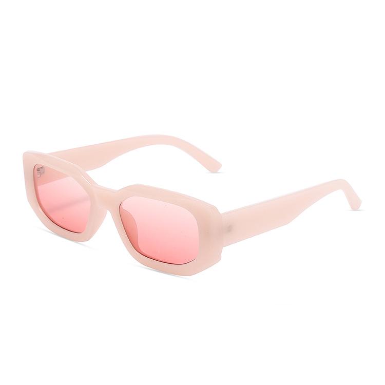 "2022 Retro Square Frame Sunglasses, Unisex Fashion Street Style with UV Protection"