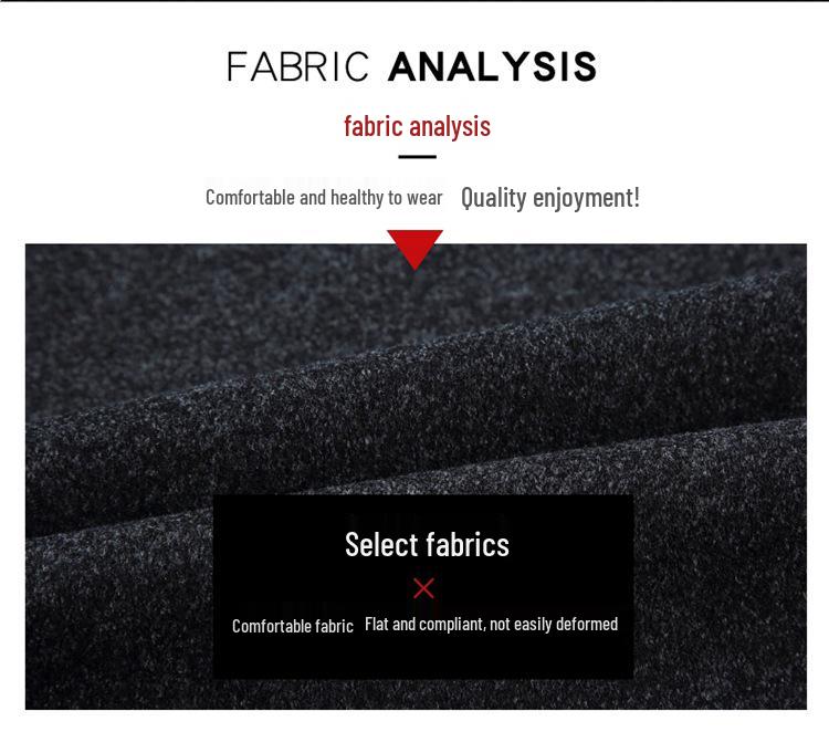 Men's Middle-Aged Autumn/Winter Thick Wool Business Casual Jacket - Plus Size Dad's Outerwear