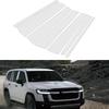 8pcs/set Silvery Car Door Middle Column Window Center BC Pillar Post Cover Trim Fit For Toyota Land Cruiser J300 2022-2024