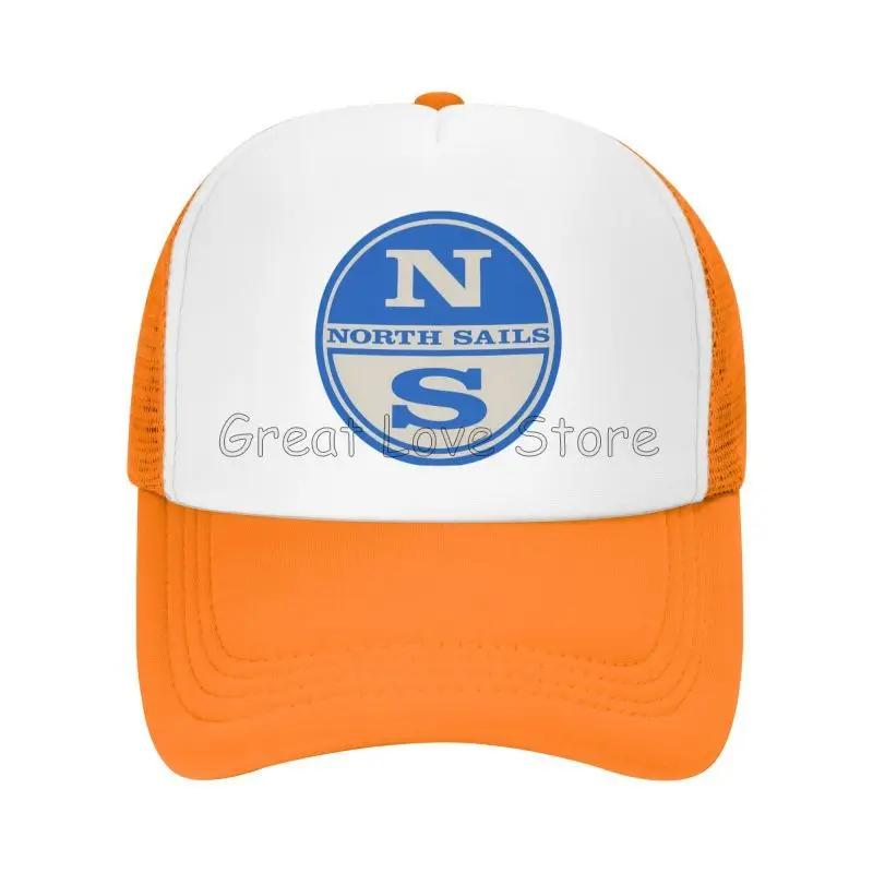 

North Sails Mesh Baseball Cap Trucker Hat Unisex Breathable Sun Protection Hat Adjustable Snapback Caps Golf Hats Adjustable