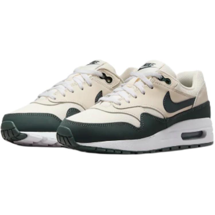 Nike Air Max 1 GS Pale Ivory Bicoastal Kids Sneakers Cream White Vintage-Green DZ3307-113