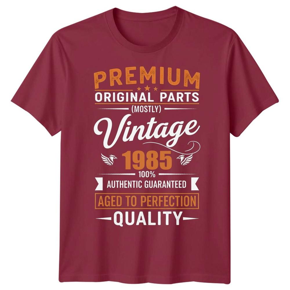 Vintage 1985 Original Parts Mostly 41st Birthday Unisexs TShirt Unisexs Graphic Tee