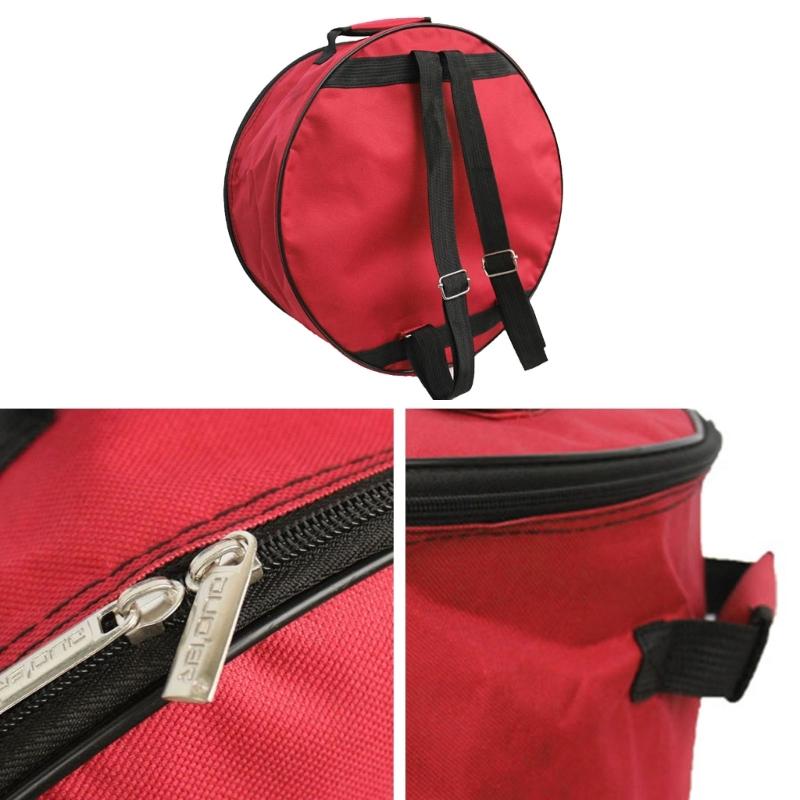 Compact Snares Drum Bag Oxford Cloth Backpack Drum Case With Outside Pockets Storage Pouch Instrument Accessories