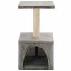 Cat Scratching Post with Sisal 55 cm Grey