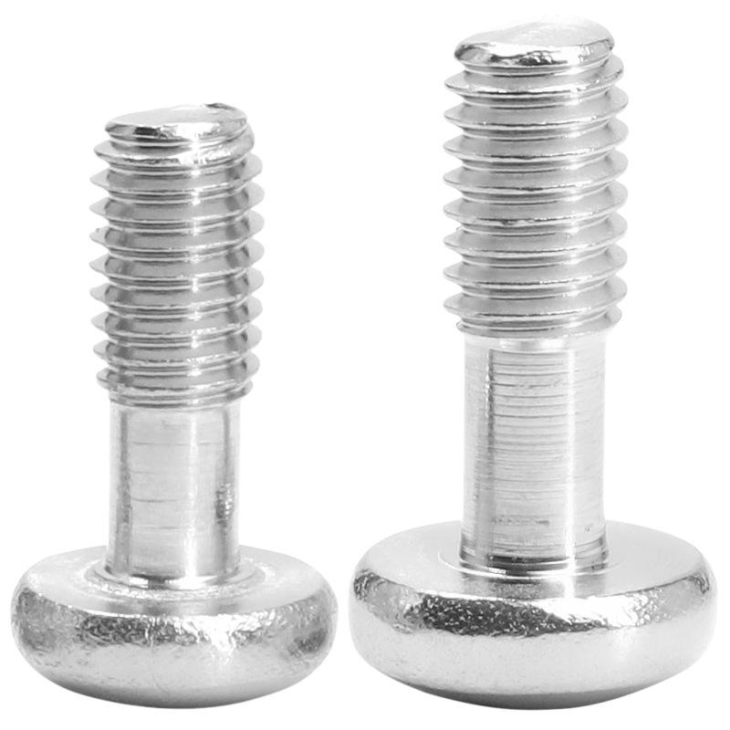 304 Stainless Steel Cross Round Head Loose Screw, Pan Head, Half Tooth, M3/M4/M5/M6.