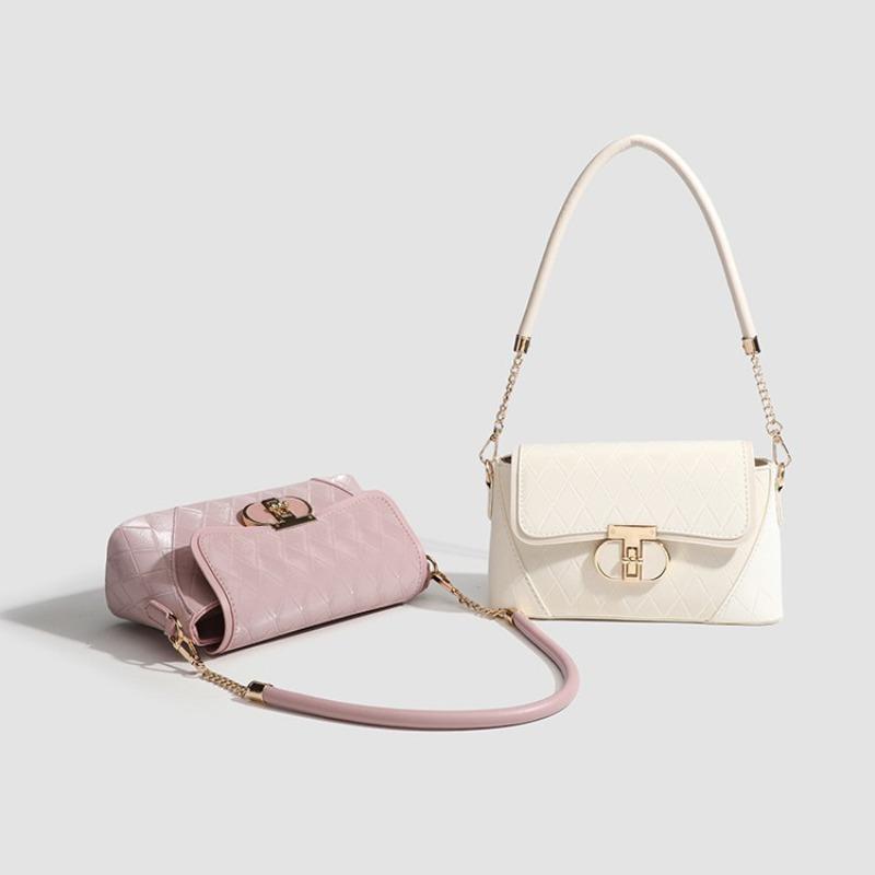 Small-scale High-end Diamond-patterned Underarm Bag, Fashionable Loafie Bag, Handbag, Shoulder Bag, Crossbody Bag