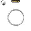 10/50 Stück G23 Titan Nasenring 16G 18G 20G Scharnier Clicker Segment Septum Ring Damen Herren Ohrknorpel Ohrring Piercing Schmuck
