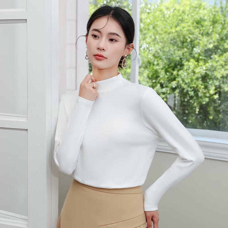 Fengxun Unisex De Rong Thickened Semi-High Collar Long Sleeve Base Layer Top FXPSPY08