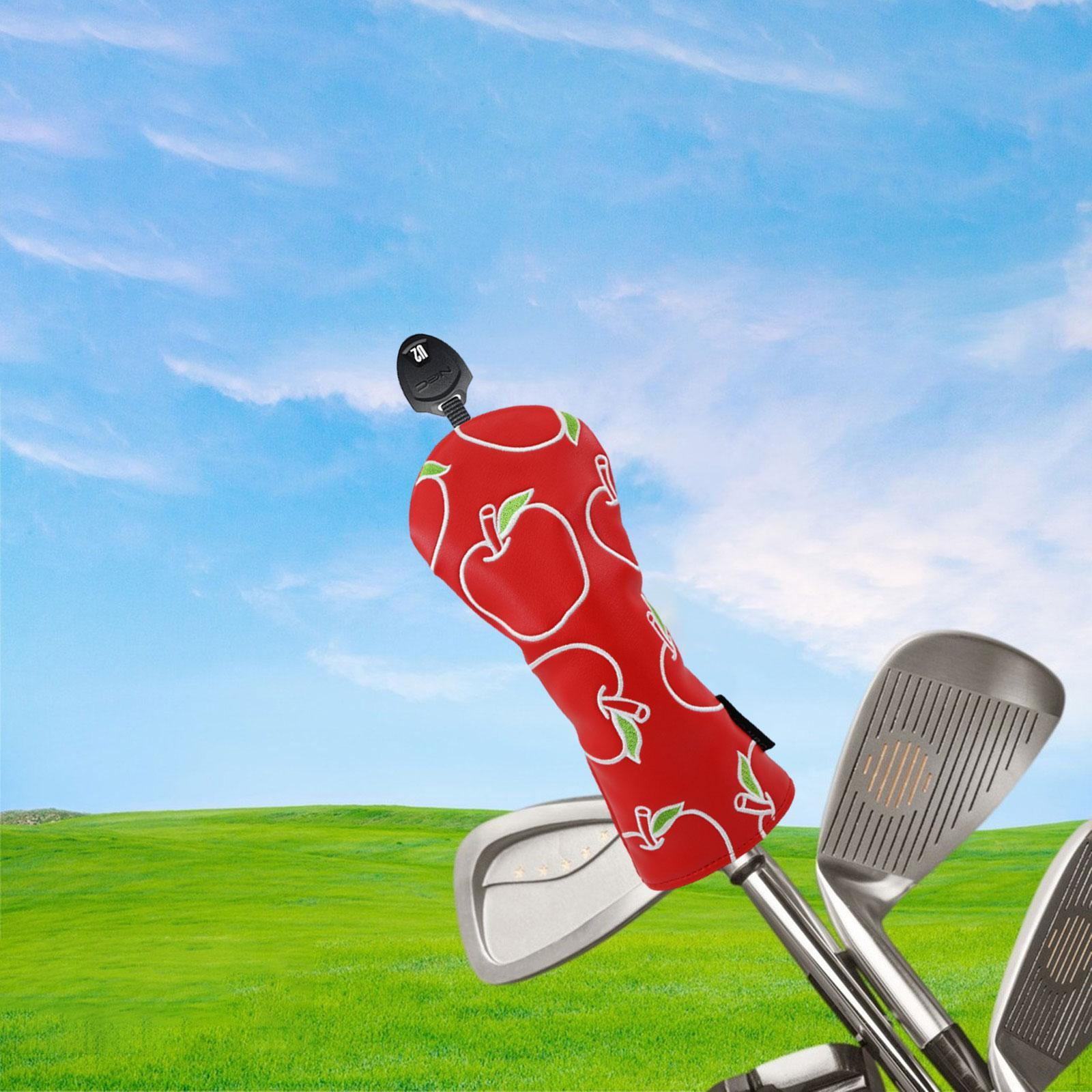 

Чехол для гольфа из дерева с фруктовым принтом, чехол для очаровательного аксессуара для гольфа, устойчивый к царапинам UT