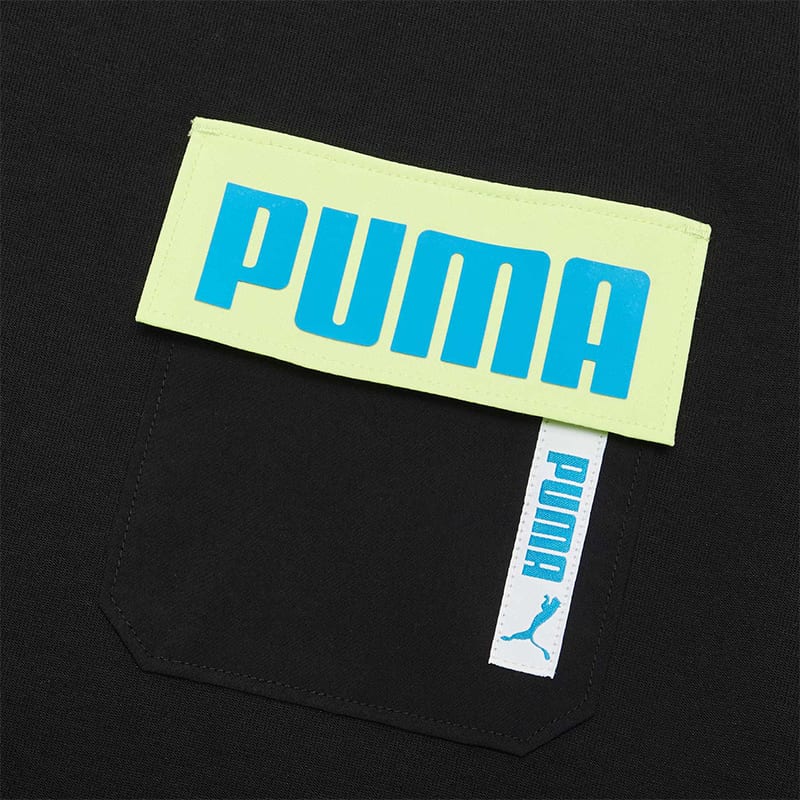Puma Sweatshirts Men's Black Crew Neck Moderate Regular 532181-01