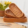 Household Bread Fruit Vegetables Basket Rattan Basket  Restaurant Serving Tabletop Display