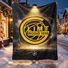 FK BodoGlimt Pattern Blanket for Home Decoration, Bed, Sofa, Car Travel, Camping, Suitable for All Seasons, Birthday Christmas Gift