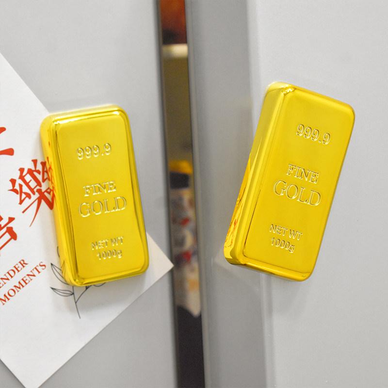 NEW Creative Gold Bar Beer Opener Multi-Functional Magnetic Refrigerator Sticker Novelty Gift Bottle Opener Trendy Party Gadget