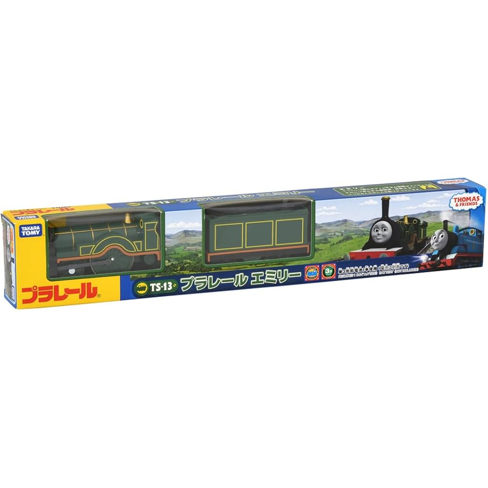 Takara Tomy Plarail Thomas TS-13 Emily Train Set with Realistic Sounds and Movable Parts