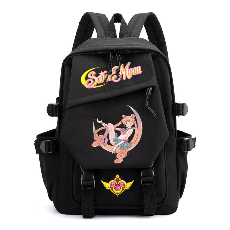 Sailor Moon Anime Backpack for Girls Tiny Student Rucksack for Elementary School Daily Use