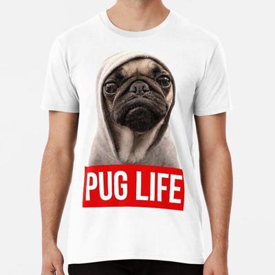 Original Pug Life Mops Premium T-Shirt S bis 5XL Hergestellt in AU/USA T-Shirt