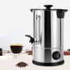 8L Commercial Electric Hot Water Boiler Coffee Urn Stainless Steel Tea Dispenser 30-110C Keep Warm Catering Buffet