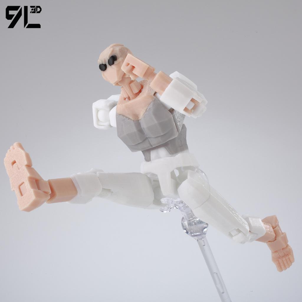 9L3D Dummy13 Lucky 13 Titain13 Invincible Kid Prisoner Mark Version Multi Joint Mobile Assembly Finished Model Handmade Toy Gift