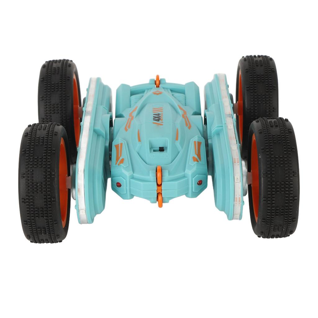 Remote Control Stunt Car Light Double Sided Rotating Stunt Car with 4 Wheels for Grass Beach