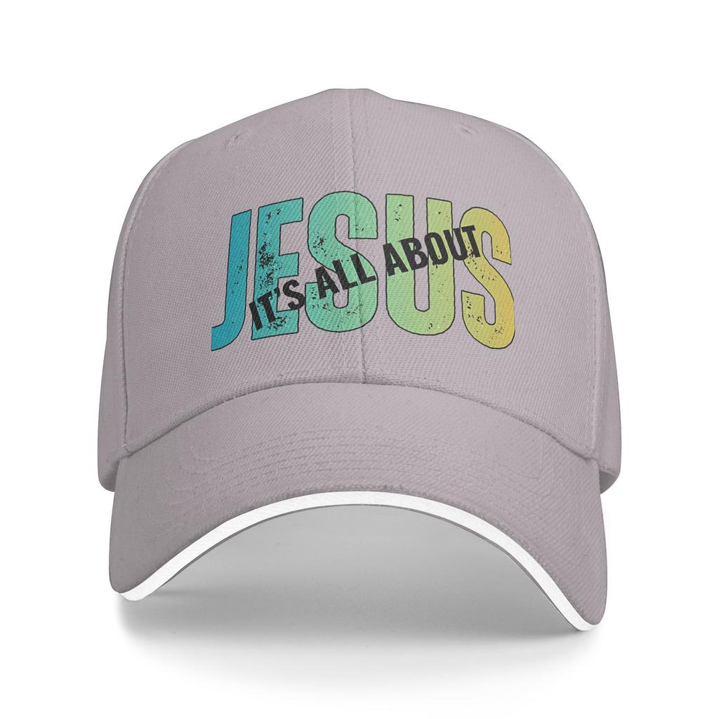 Jesus Saves  Sun Baseball Cap Summer Unisex-Teens  Print Hip Hop Hats Wholesale Street Style Hiking Fishing Snapback Cap