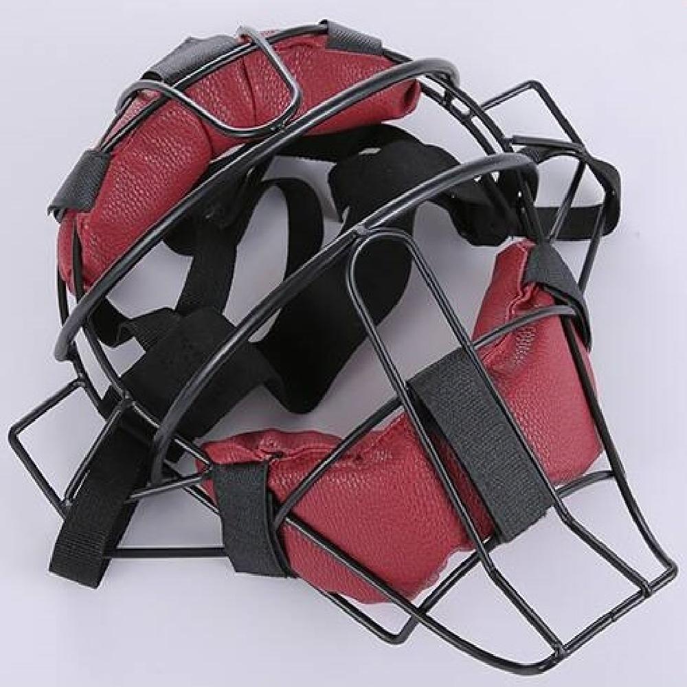 Softbalová helma pro catchery Lehká Měkce polstrovaná Baseballová helma Nastavitelná Baseballová Motocyklová helma Baseballové příslušenství