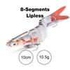 10 cm/12,5 cm haugi voblerid kunstliku söödaga püügiks Hard Multi Jointed Swimbait Crankbait Lifelike kalapüügivahendid