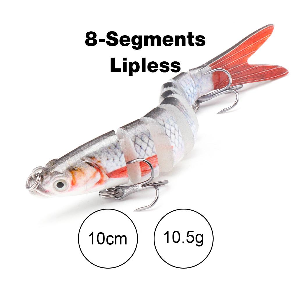10cm/12.5cm Pike Wobblers for Fishing Artificial Bait Hard Multi Jointed Swimbait Crankbait Lifelike Fishing Lure Tackle
