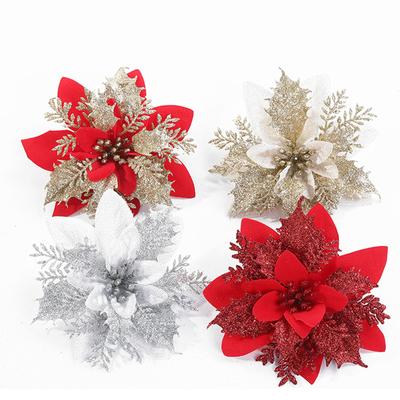 Vánoční ozdoby na vánoční stromeček Vánoční simulace květinový vánoční ozdoba